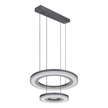 Globo - LED Hämardatav lühter LED/50W/230V 2700-6000K d. 50 cm must + kaugjuhtimispult