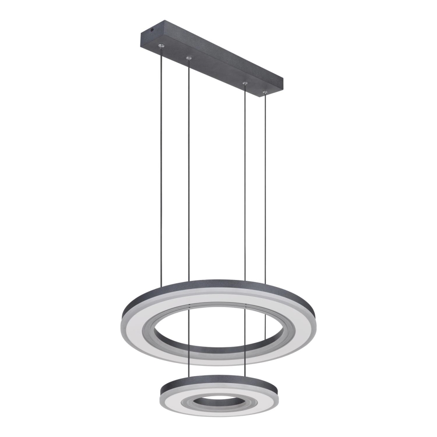 Globo - LED Hämardatav lühter LED/50W/230V 2700-6000K d. 50 cm must + kaugjuhtimispult