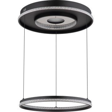 Globo - LED Hämardatav lühter LED/54W/230V 2700-6500K d. 60 cm must + kaugjuhtimispult