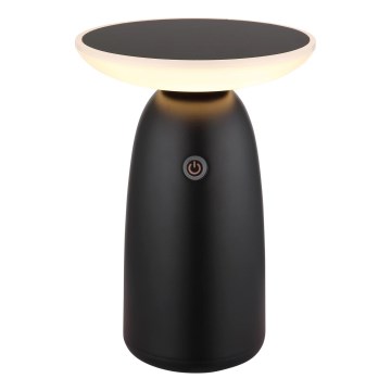 Globo - LED Hämardatav päikesepaneeliga puutetundlik lamp LED/10W/3,7V IP54 must