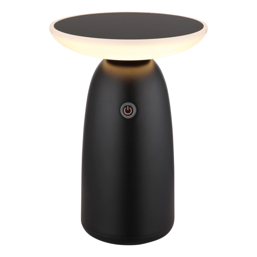 Globo - LED Hämardatav päikesepaneeliga puutetundlik lamp LED/10W/3,7V IP54 must