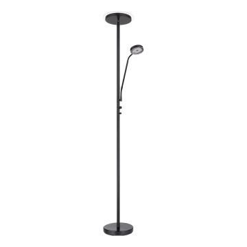 Globo - LED hämardatav põrandalamp LED/18,5W/230V + LED/4,5W 3000K must