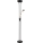 Globo - LED Hämardatav põrandalamp LED/20W/230V + LED/5,5W 3000K must/kuldne