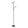 Globo - LED Hämardatav põrandalamp LED/20W/230V+ LED/5W 3000/4000/6500K must