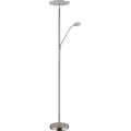 Globo - LED hämardatav põrandalamp LED/28W/230V + LED/5W 3000K läikiv kroom