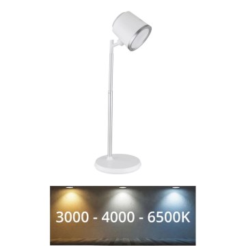 Globo - LED Hämardatav puutetundlik laualamp 4-ühes LED/6W/3,7V 3000K/4000K/6500K 1500 mAh USB valge
