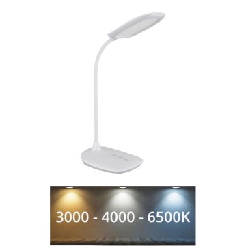 Globo - LED Hämardatav puutetundlik laualamp LED/9W/230V 3000K/4000K/6500K CRI 90 valge