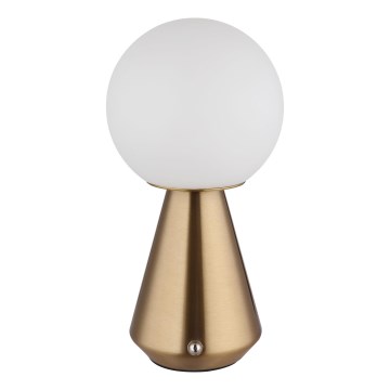 Globo - LED Hämardatav puutetundlik väli laualamp LED/1,5W/5V 3000/4500/6500K 1800 mAh IP41 vask