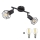 Globo - LED Kohtvalgusti 2xE14/6W/230V must