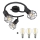Globo - LED Kohtvalgusti 3xE14/6W/230V must