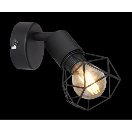 Globo - LED Kohtvalgusti seinale 1xE14/6W/230V must