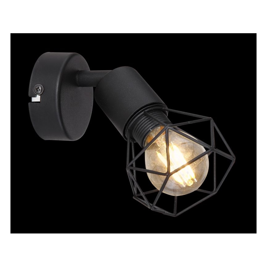 Globo - LED Kohtvalgusti seinale 1xE14/6W/230V must