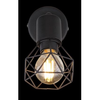 Globo - LED Kohtvalgusti seinale 1xE14/6W/230V must