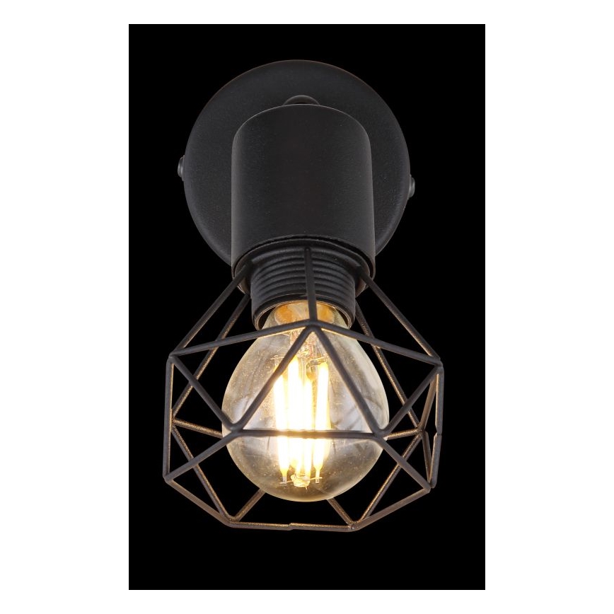 Globo - LED Kohtvalgusti seinale 1xE14/6W/230V must