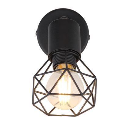 Globo - LED Kohtvalgusti seinale 1xE14/6W/230V must