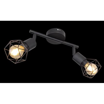 Globo - LED Kohtvalgusti 2xE14/6W/230V must