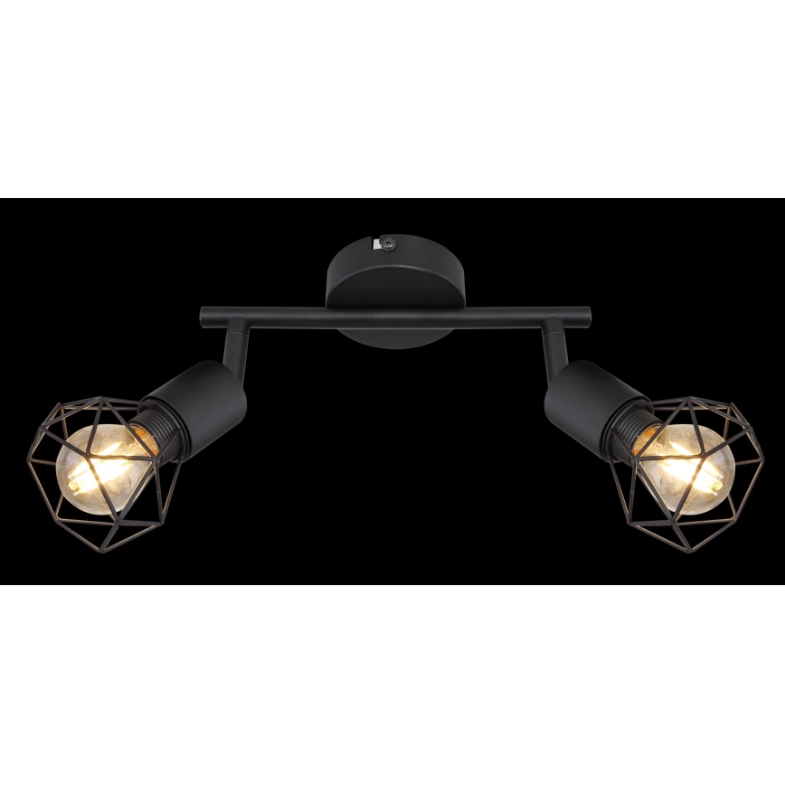 Globo - LED Kohtvalgusti 2xE14/6W/230V must