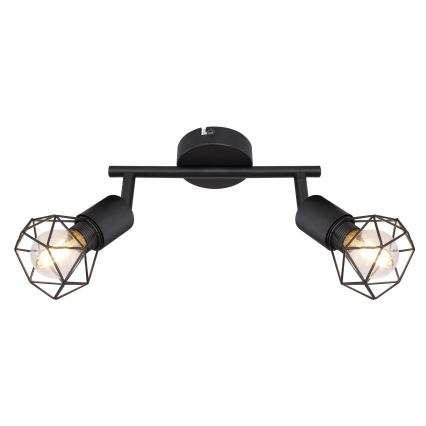 Globo - LED Kohtvalgusti 2xE14/6W/230V must