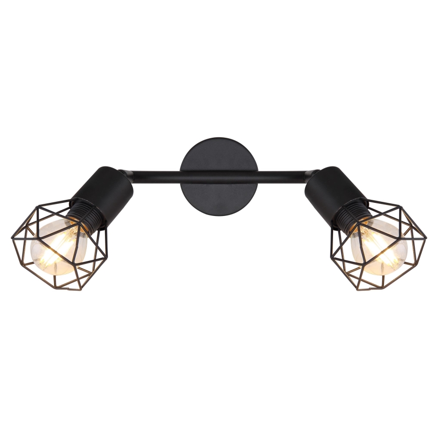 Globo - LED Kohtvalgusti 2xE14/6W/230V must