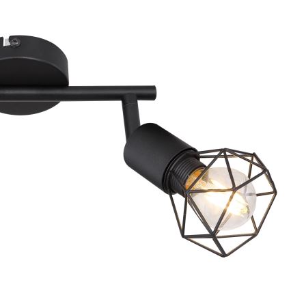 Globo - LED Kohtvalgusti 2xE14/6W/230V must