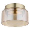 Globo - LED Laevalgusti 1xGX53/6W/230V d. 13 cm suitsune/pruun