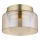 Globo - LED Laevalgusti 1xGX53/6W/230V d. 13 cm suitsune/pruun