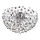 Globo - LED Laevalgusti 6xG9/3,5W/230V d. 60 cm läikiv kroom