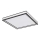 Globo - LED Laevalgusti LED/12W/230V 30x30 cm must/valge