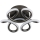 Globo - LED Laevalgusti LED/24W/230V 2700/4000/6000K d. 26 cm must