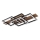 Globo - LED Laevalgusti LED/24W/230V 3000K 33x58 cm pruun/must