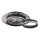 Globo - LED Laevalgusti LED/24W/230V 3000K 40x50,5 cm must/läikiv kroom
