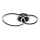 Globo - LED Laevalgusti LED/30W/230V 2700/4500/6500K d. 33x50 cm must