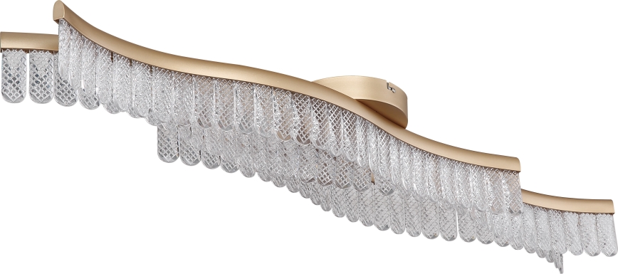 Globo - LED Laevalgusti LED/35W/230V 3200K 18x108 cm kuldne