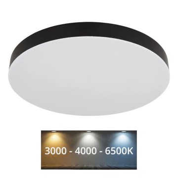 Globo - LED Laevalgusti LED/36W/230V 3000K/4000K/6500K d. 40 cm must