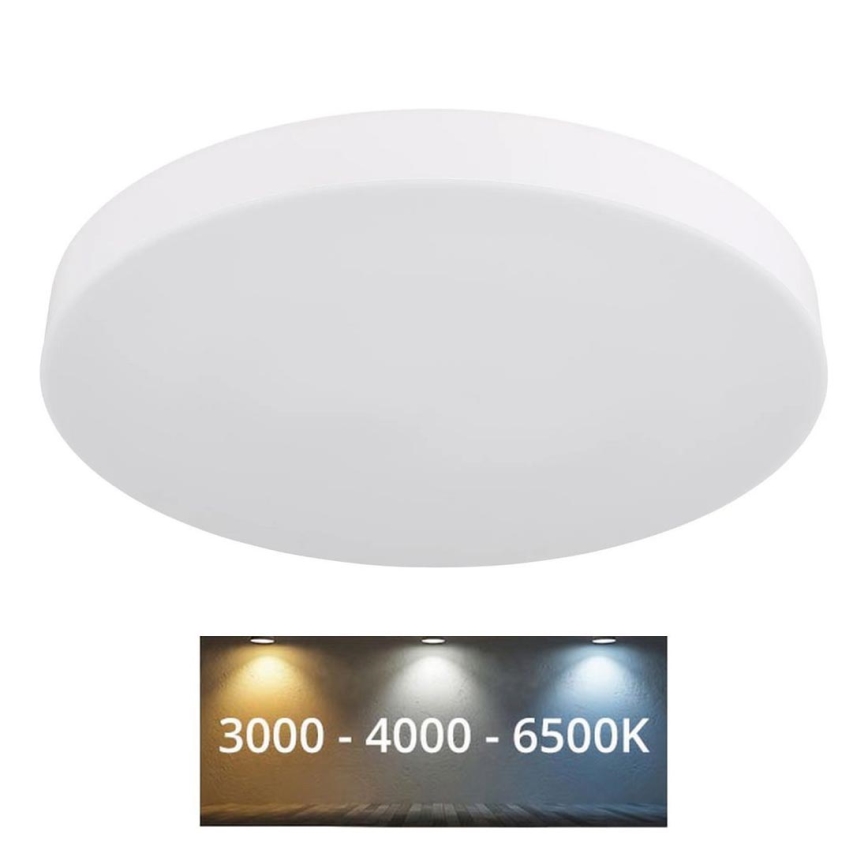 Globo - LED Laevalgusti LED/36W/230V 3000K/4000K/6500K d. 40 cm valge