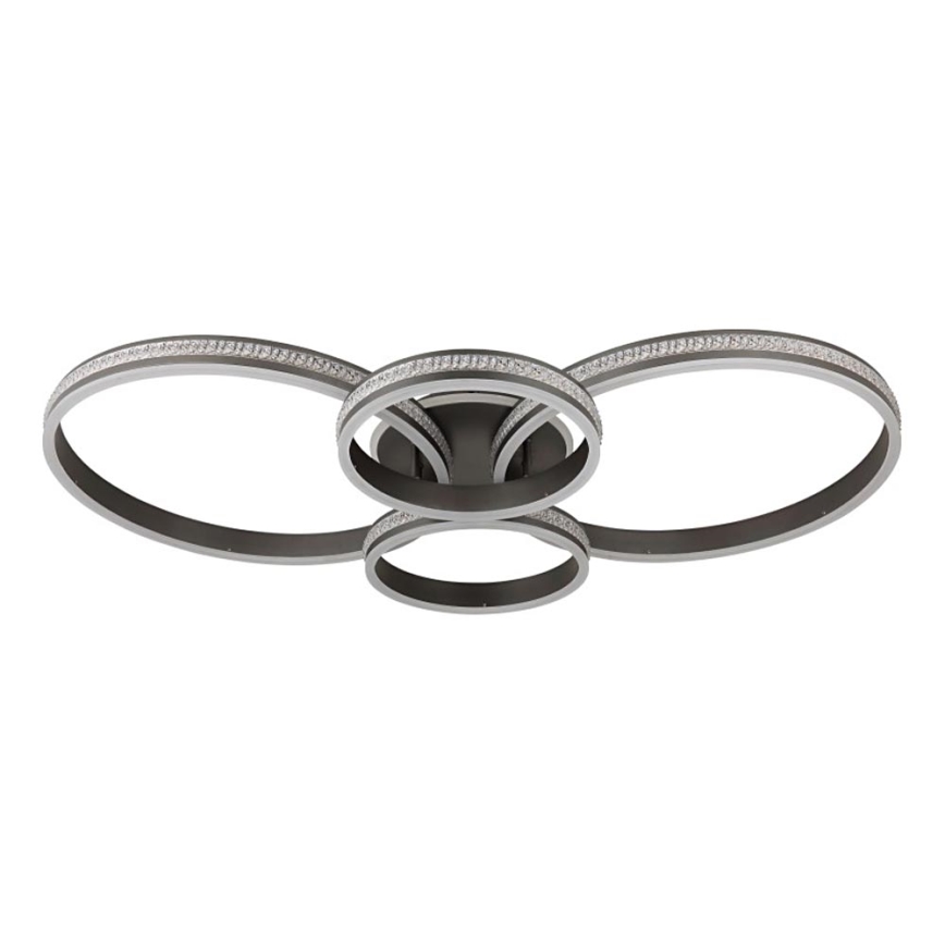 Globo - LED Laevalgusti LED/39W/230V 2700/4500/6500K 106x60 cm antratsiit
