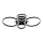 Globo - LED Laevalgusti LED/40W/230V 2700/4500/6500K d. 35,5x53 cm must