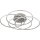 Globo - LED Laevalgusti LED/55W/230V 4000K d. 51,5 cm matt kroom