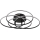 Globo - LED Laevalgusti LED/55W/230V 4000K d. 51,5 cm must