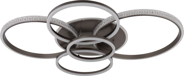Globo - LED Laevalgusti LED/70W/230V 3000K 88x110 cm antratsiit