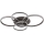 Globo - LED Laevalgusti LED/70W/230V 3000K 88x110 cm antratsiit