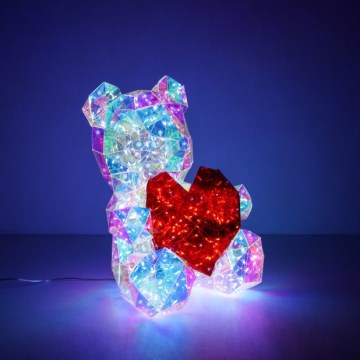 Globo - LED lauakaunistus kingituse pakendis LED/6W/5V USB karu