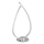Globo - LED-laualamp LED/6W/230V, hõbedane