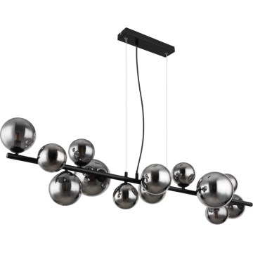 Globo - LED Lühter 13xG9/3,5W/230V suitsune/must
