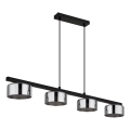 Globo - LED Lühter 4xGX53/6W/230V suitsune/must