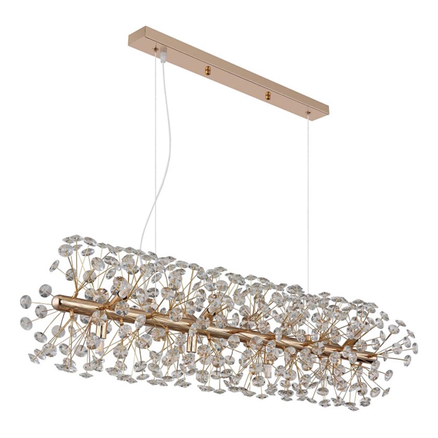 Globo - LED lühter kaablil 12xG9/3,5W/230V kuldne