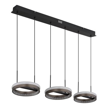 Globo - LED Lühter LED/40W/230V 3000/4000/6000K pruun