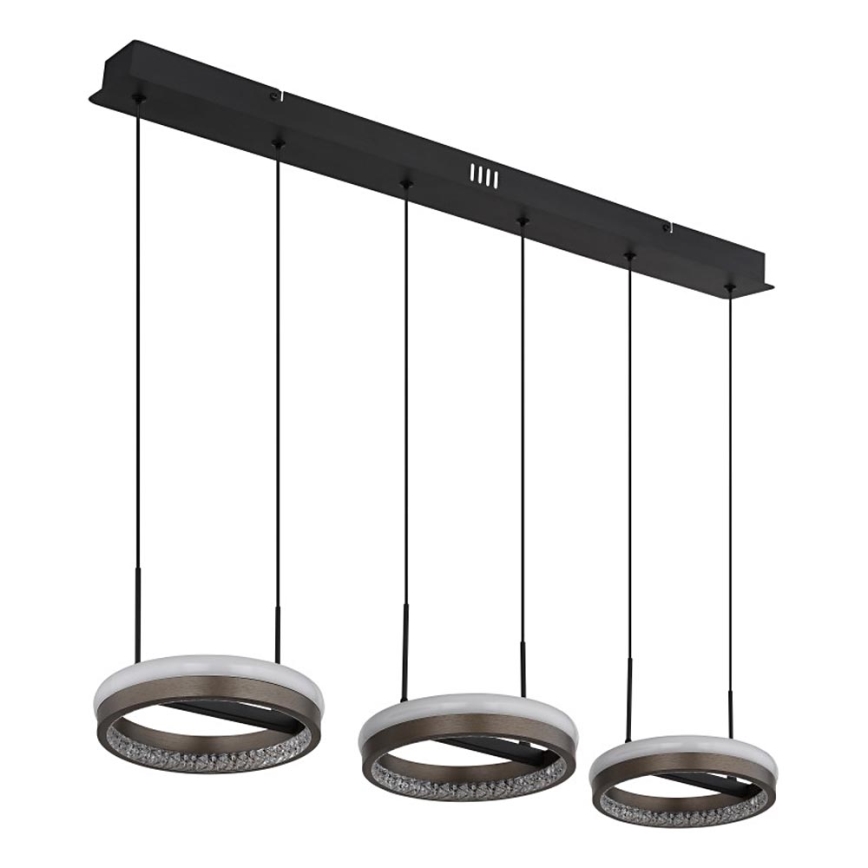 Globo - LED Lühter LED/40W/230V 3000/4000/6000K pruun
