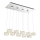 Globo - LED Lühter LED/92W/230V 4000K läikiv kroom/läbipaistev