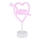Globo - LED Neoon laud kaunistus LED/2W/3xAA süda